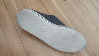 Zapatos planos azul marino acharolado