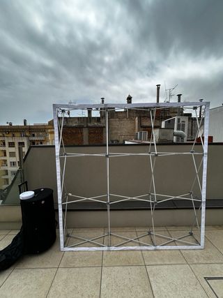 Estructura para fotowall o proyecciones plegable