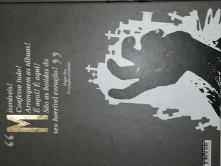 Livro.		"O gato preto" de Edgar Poe