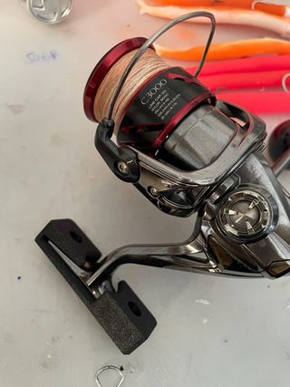 Soporte carrete pesca 