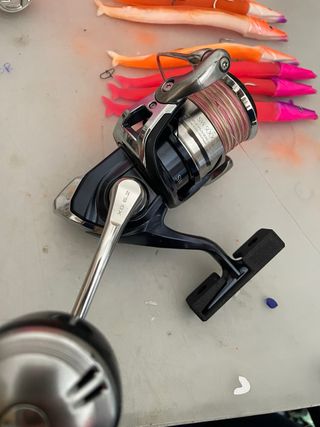 Soporte carrete pesca 