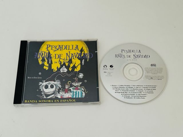 PESADILLA ANTES DE NAVIDAD CD BANDA SONORA