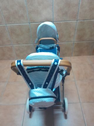 Carrito gemelar muñecas, de cuevas toys
