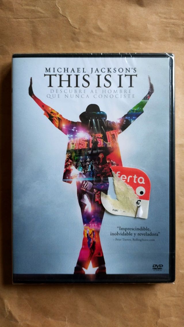 Michael Jackson This is it DVD sin abrir