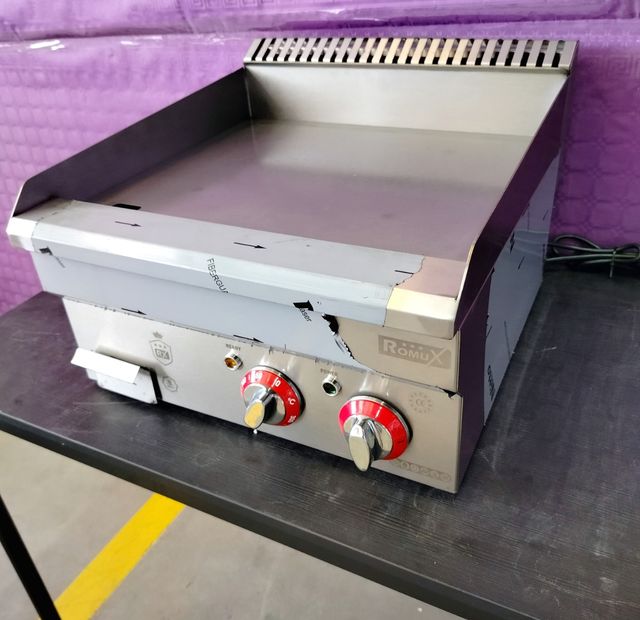 🏮TA∥ Plancha Acero 50 cm Top Eléctrica