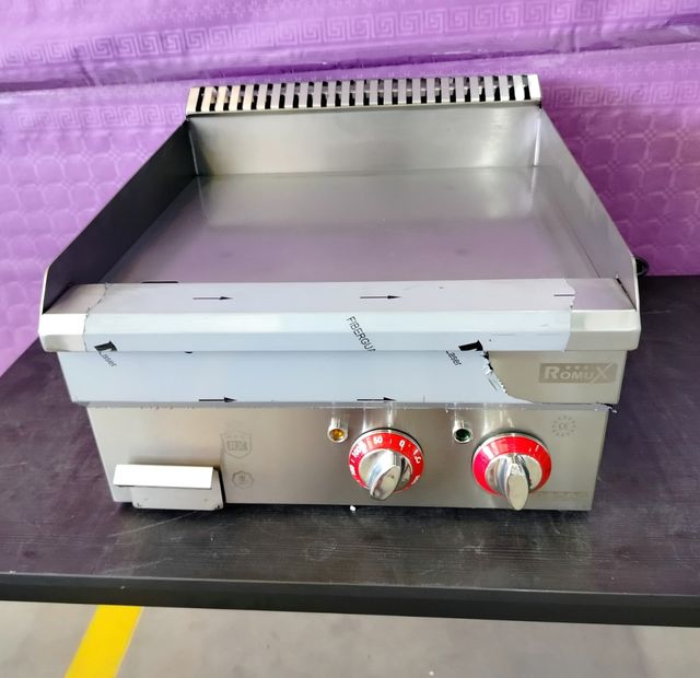 🏮TA∥ Plancha Acero 50 cm Top Eléctrica