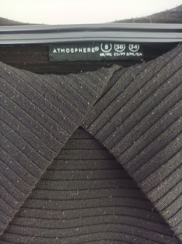 Vestido negro Atmosphere