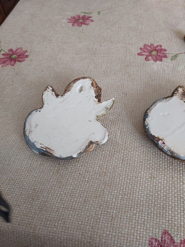 Angelotes de escallola psea restaurar 