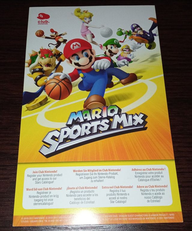 Vip Point Mario Sport Mix Wii NEW