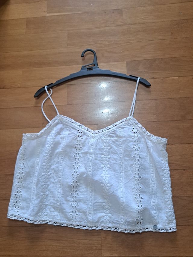 Camiseta tirantes blanca Green Coast