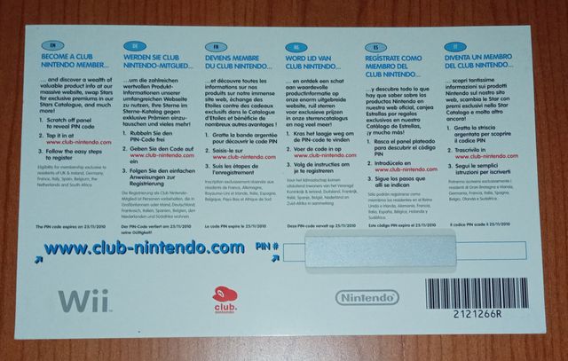 VipPoint Mario Strikers Charged Football Wii NEW