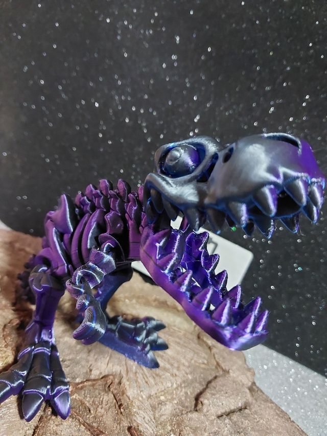 Juguete T-Rex flexible articulado 25cm 