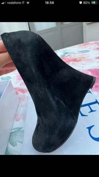 Scarpe con zeppa intera