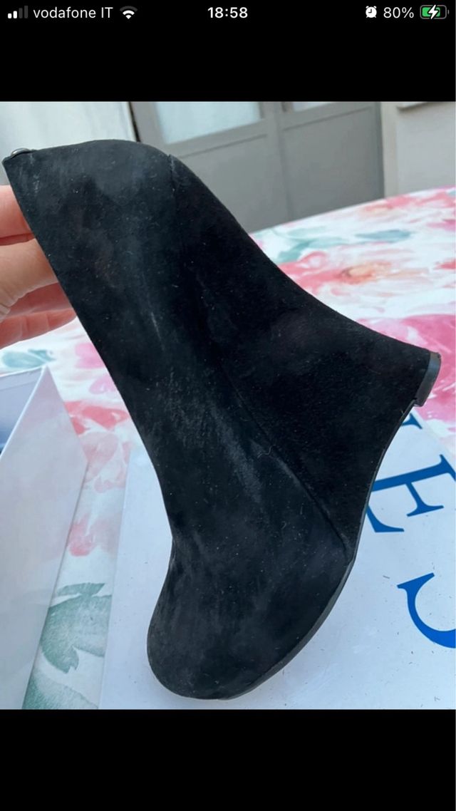 Scarpe con zeppa intera