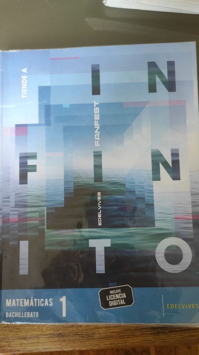 Libro de matemáticas de 1° Bachillerato