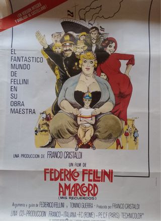 Cartel Pelicula Amarcord