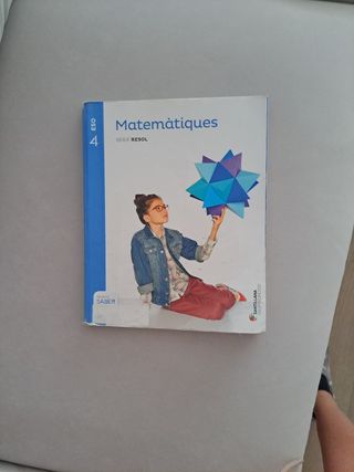 Libro  Matemáticas 4ESO