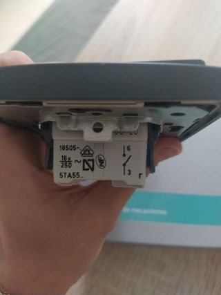 Interruptores luz modelo Delta (Siemens)