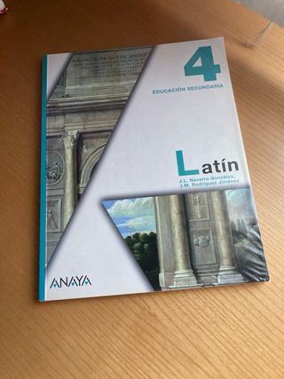 Libro de 4eso de latin.Anaya