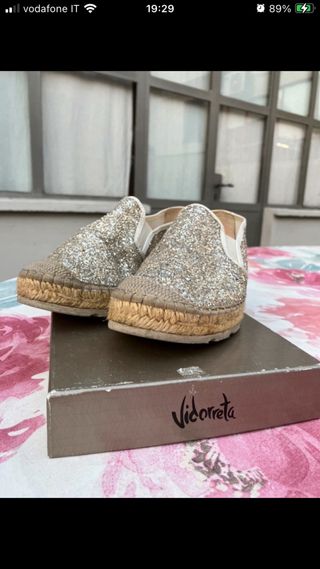 Espadrillas glitter