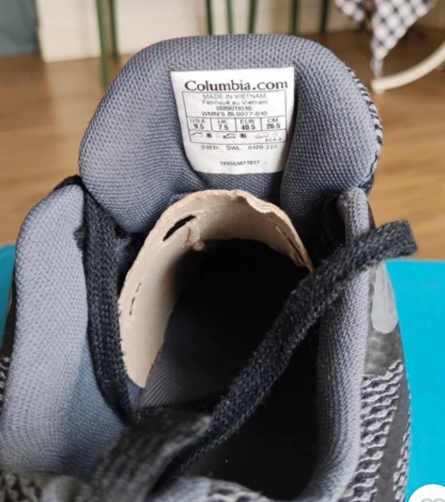 Zapatillas Columbia repelente al agua como nuevas