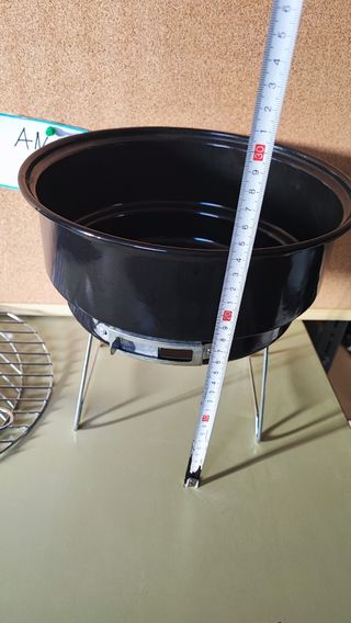 Barbacoa carbón con bolsa de transporte 