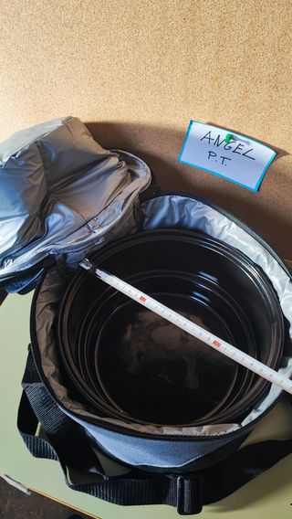 Barbacoa carbón con bolsa de transporte 
