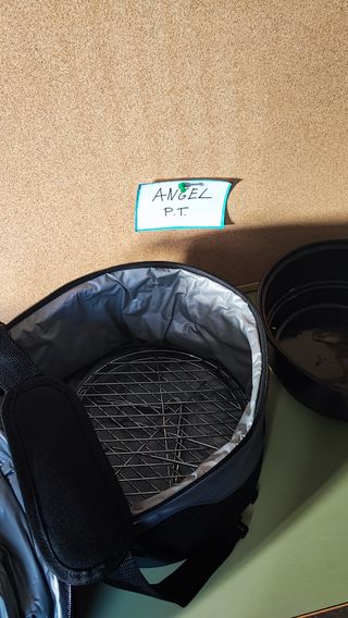 Barbacoa carbón con bolsa de transporte 
