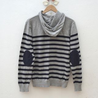Jersey punto sudadera capucha rayas hombre talla L