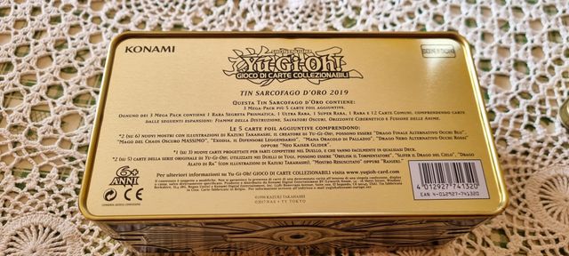 Yugioh Tin Sarcofago d'oro 2019