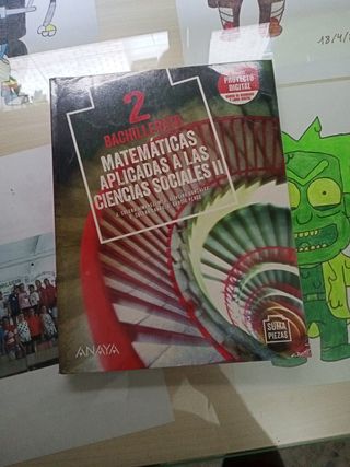 Libro Matemáticas segundo bachillerato