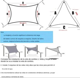 Toldo 3m x 2m