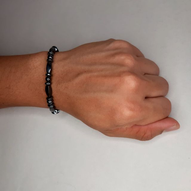 Pulsera hematita negra