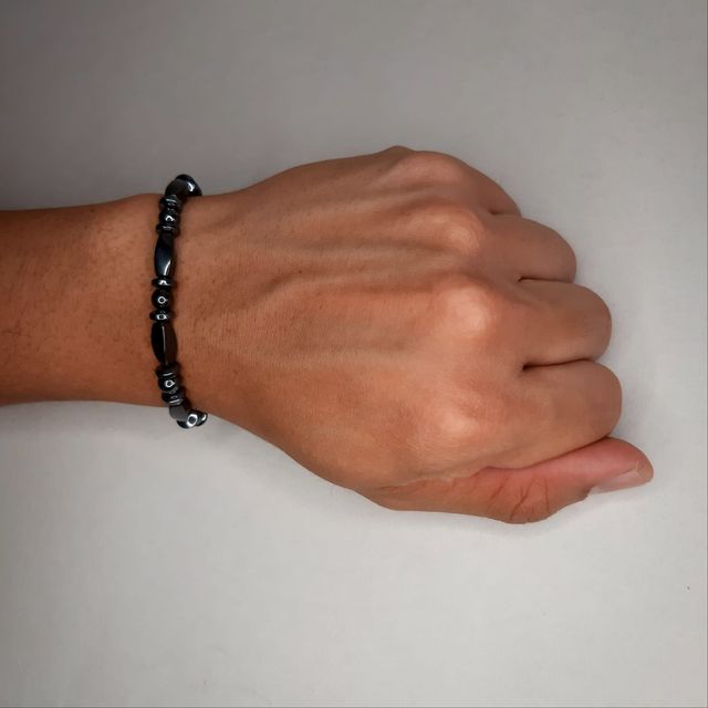 Pulsera hematita negra