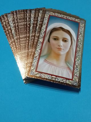 numero 40 immaginette Maria  con preghiera