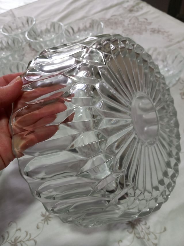 Servizio Coppine vetro lavorato 