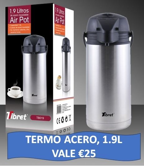 TERMO NUEVO 1.9 LITROS ACERO