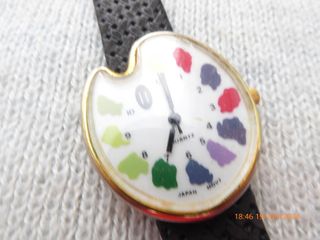 Reloj de cuarzo estilo Salvador Dalí, unisex