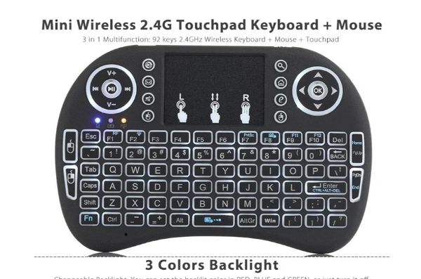 Teclado inalámbrico mini para television etc