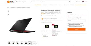 Portatil MSI Bravo 15 B5DD