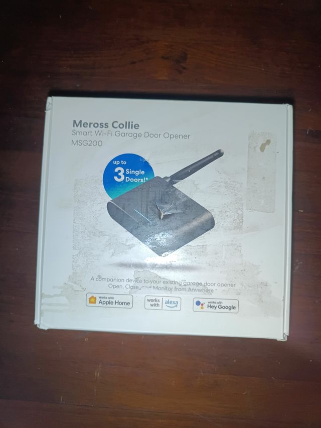 Domotizar garage. Meross Collie