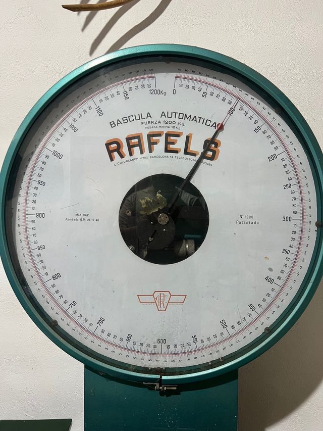Bascula antigua Rafels 1200