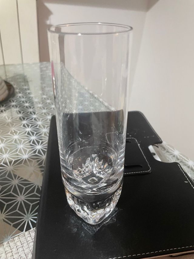 Glacette cristallo e 6 bicchieri cristallo