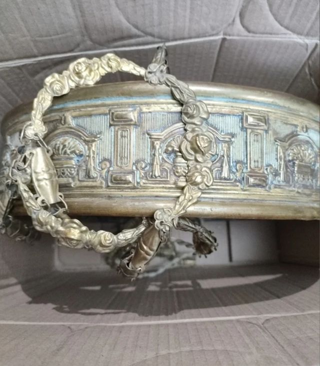 Preciosa Lámpara de bronce Art Decó