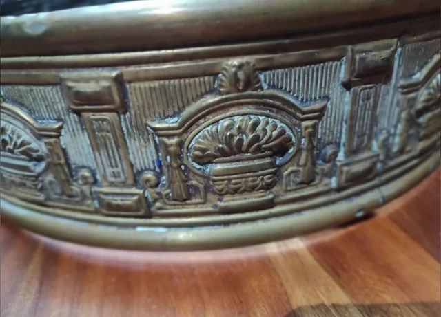 Preciosa Lámpara de bronce Art Decó