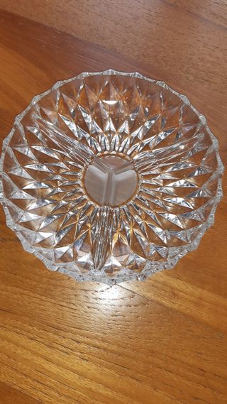 Piatto di cristallo