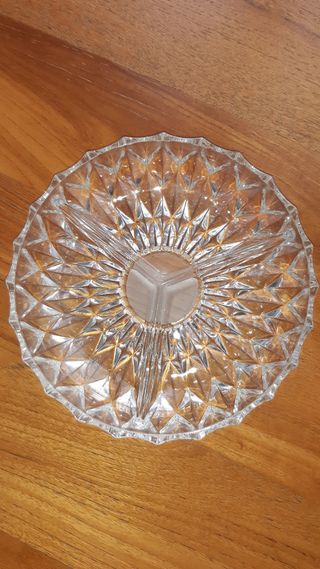 Piatto di cristallo