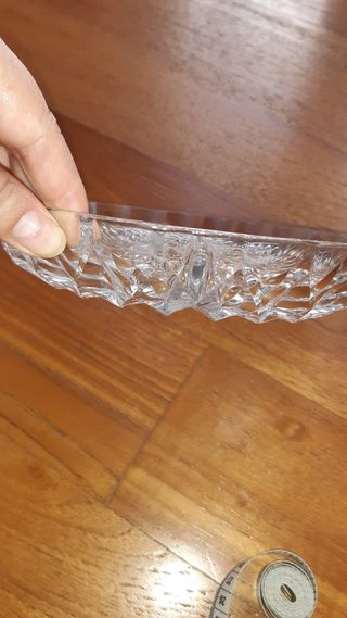 Piatto di cristallo