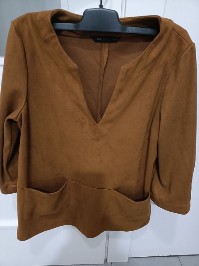 Blusa de antelina de Sfera