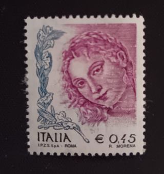 Set 9 francobolli Italia Arte